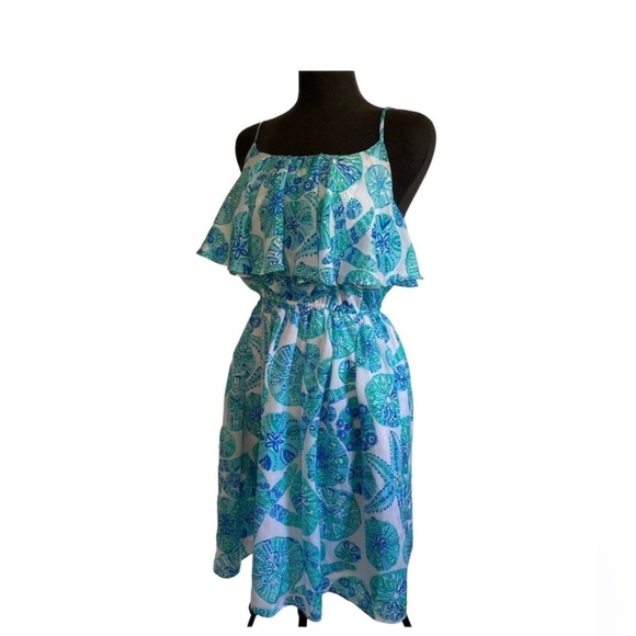 NWOT Lilly Pulitzer for Target Satin Flounce Dre - Picture 3 of 8